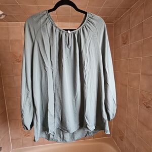 PENN Size X Elegant Women's Sage Green Blouse NWT
